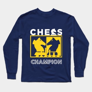 Chess Champion Graphic Long Sleeve T-Shirt